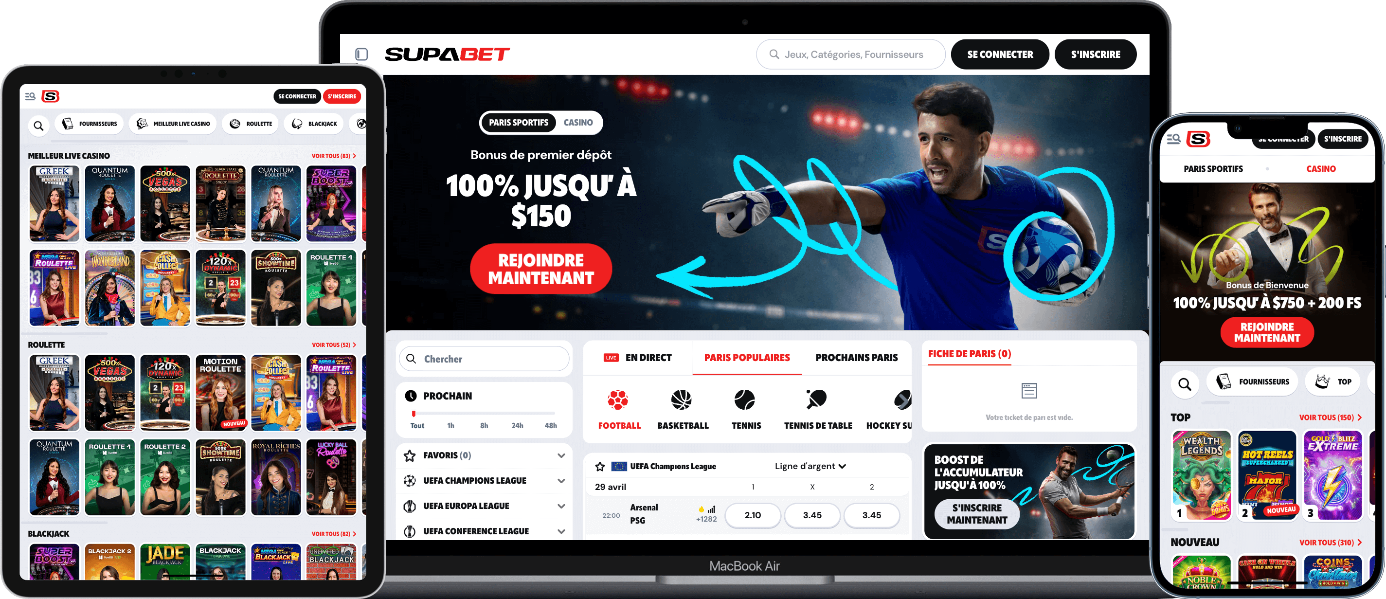 Page d’accueil de Supabet Casino – aperçu de l’expérience de jeu en ligne